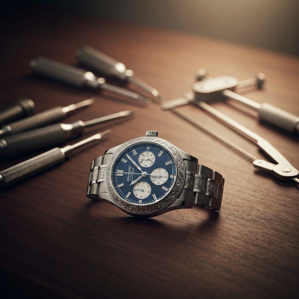 Luxury watch craftsmanship